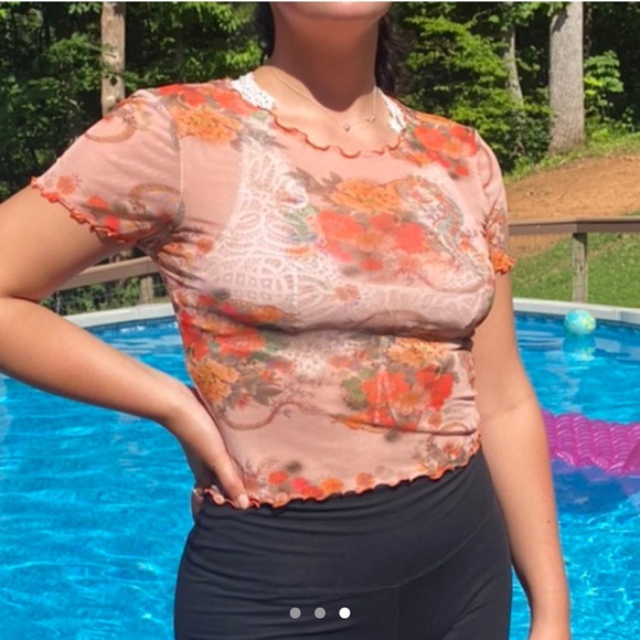 Urban Outfitters Mesh Top - Picture 3 of 3